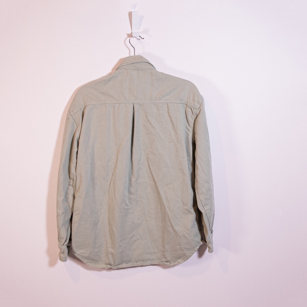 Reformation Ray Cotton Collared Button Front Long… - image 4